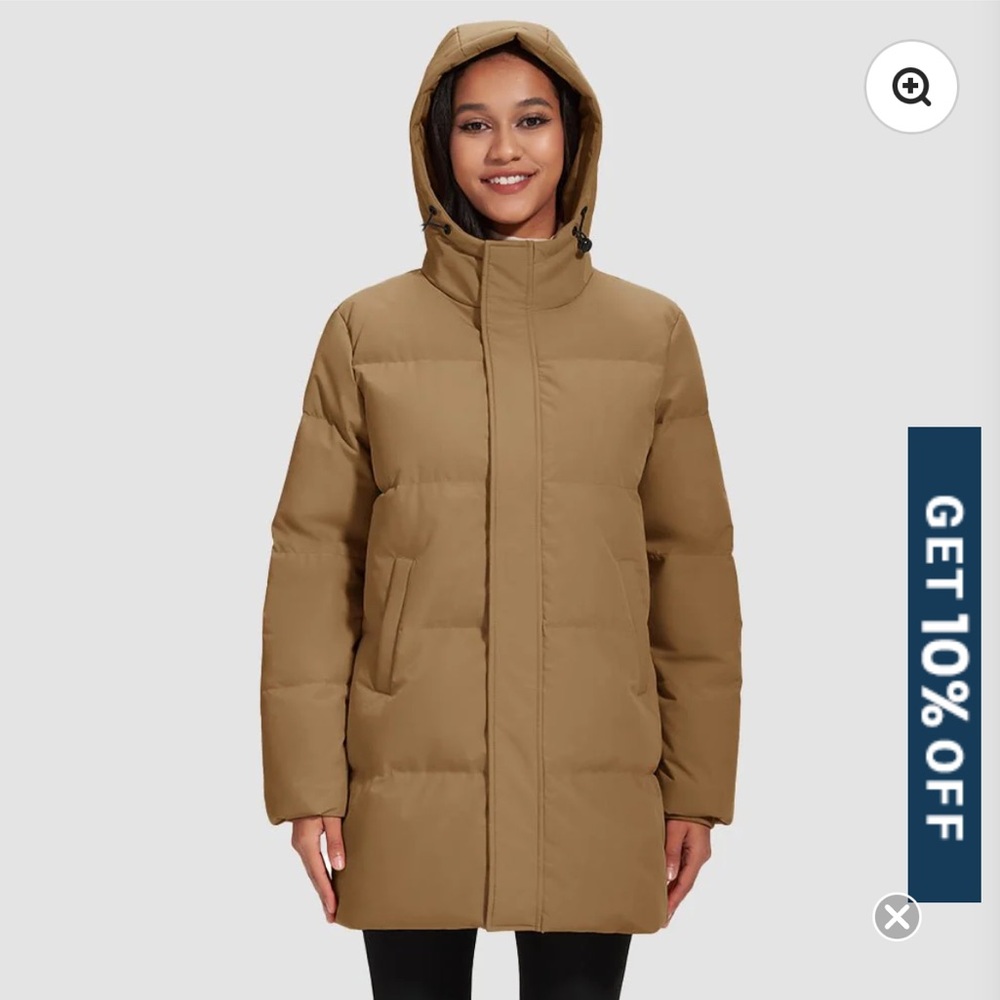 NWT Long Outdoor Parka Puffer